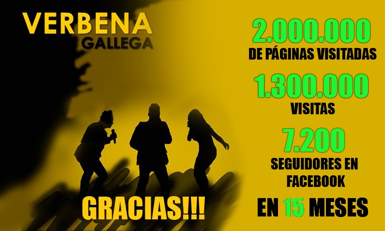 Verbena Gallega: dos millones de páginas visitadas y 7.600 seguidores en Facebook en 15 meses