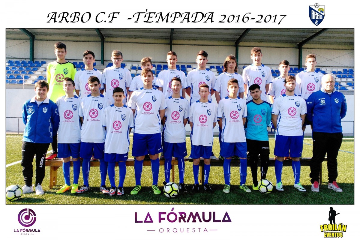 La Fórmula escenifica este sábado su apoyo al deporte en la Sala Paraíso con el Arbo C.F.